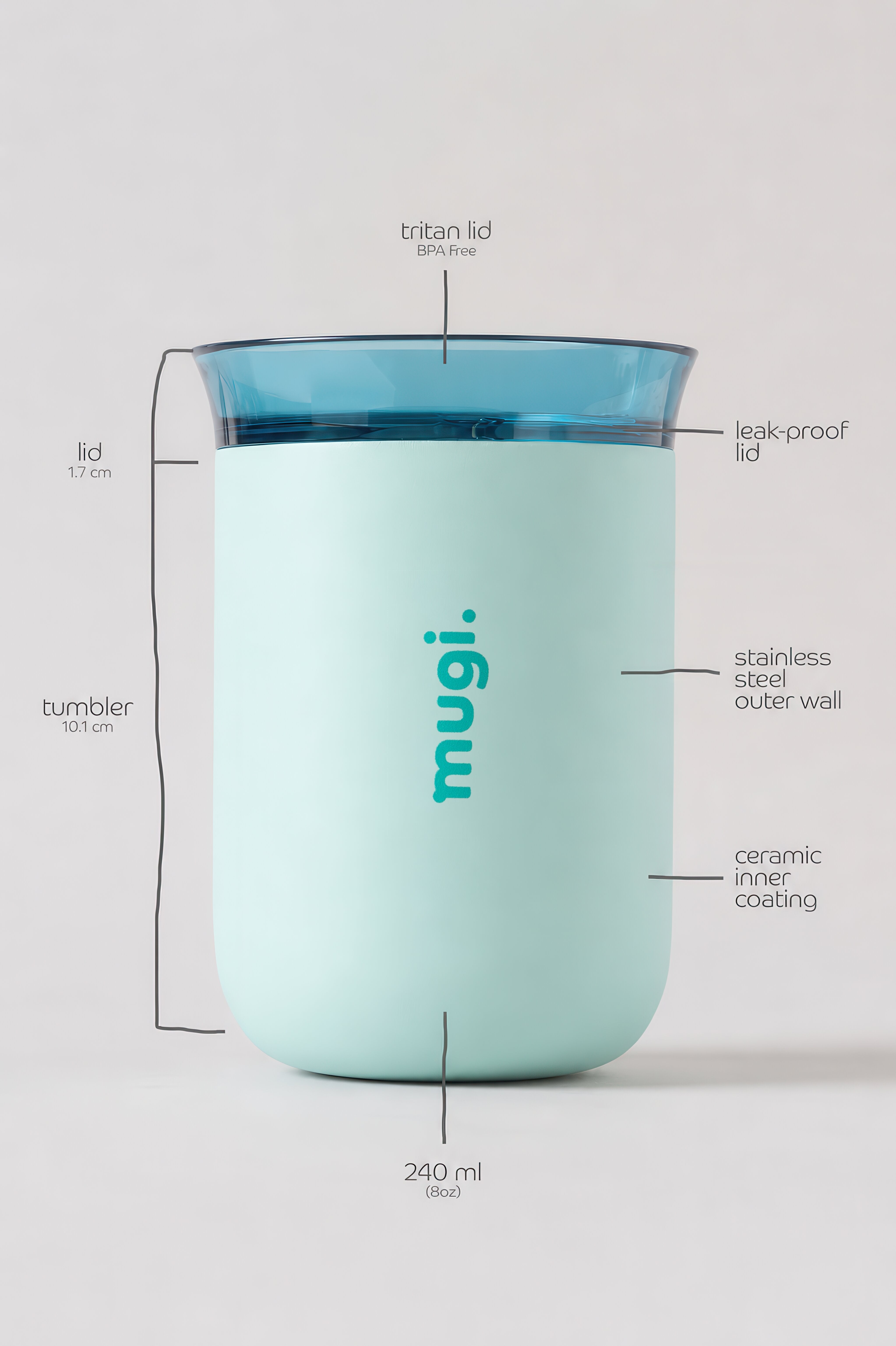 Turquoise 8oz